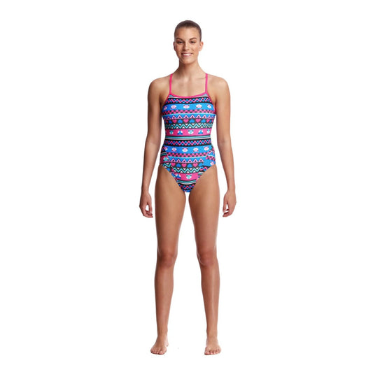FUNKITA SINGLE STRAP ONE PIECE SWIMSUIT - MISS FOXY