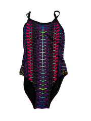 GIRLS DEEP BLUE AZTEC