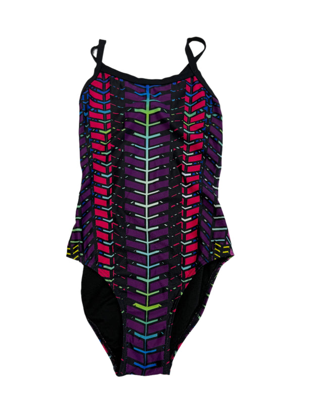 GIRLS DEEP BLUE AZTEC