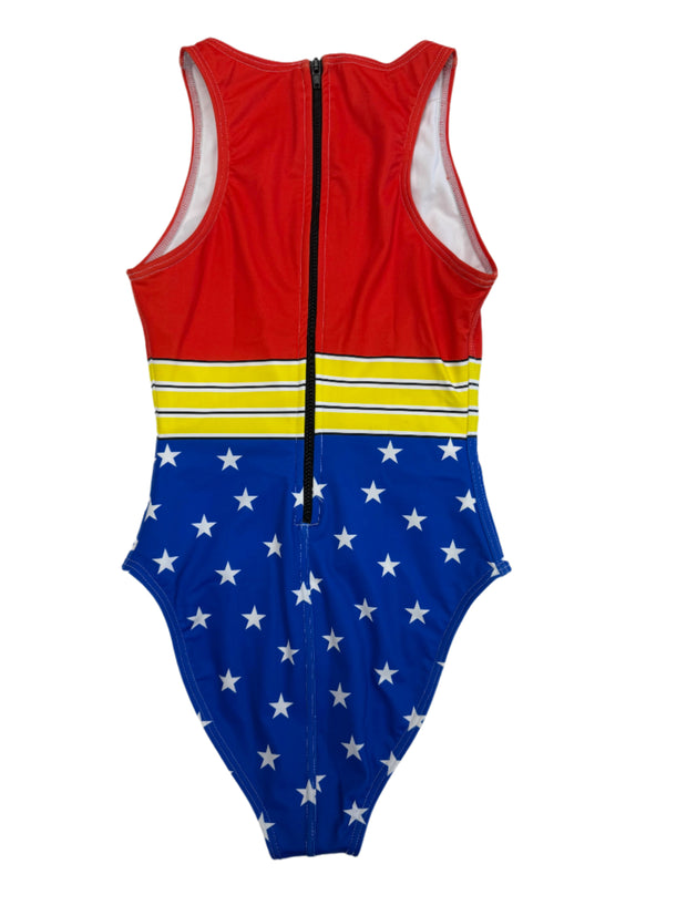 WONDER WOMANS WATER POLO SUIT