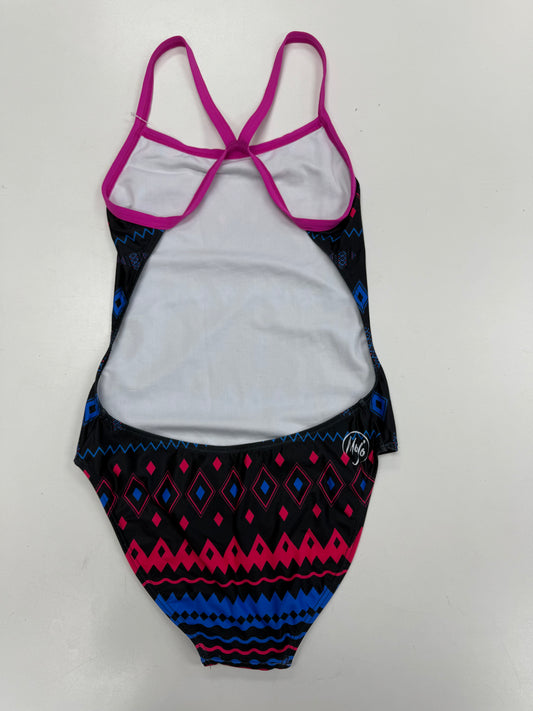 MOJO WOMENS LOVE DIAMONDS SUN BACK ONE PIECE SWIMSUIT
