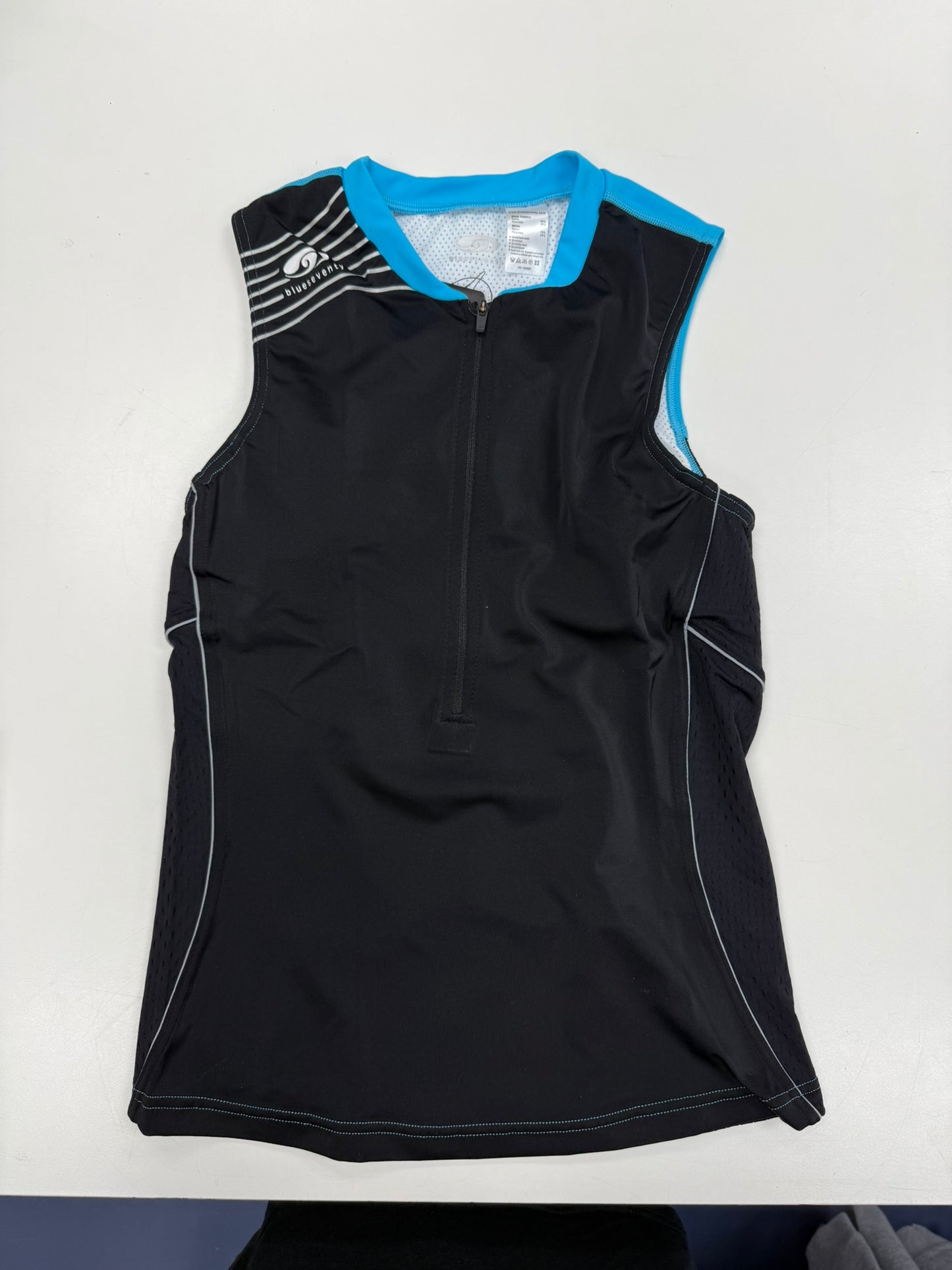 BLUE70 WOMENS TX1000 TRI SINGLET TRI TOP - BLACK/BLUE