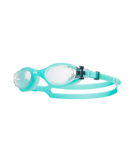 TYR WOMENS VESI GOGGLE - CLEAR/MINT