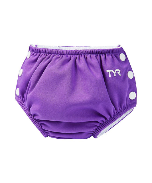 TYR ADJUSTABLE SWIM DIAPER SWIM NAPPY - PURPLE