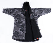 Dryrobe Advance Unisex Long Sleeve - Black Camo/Black