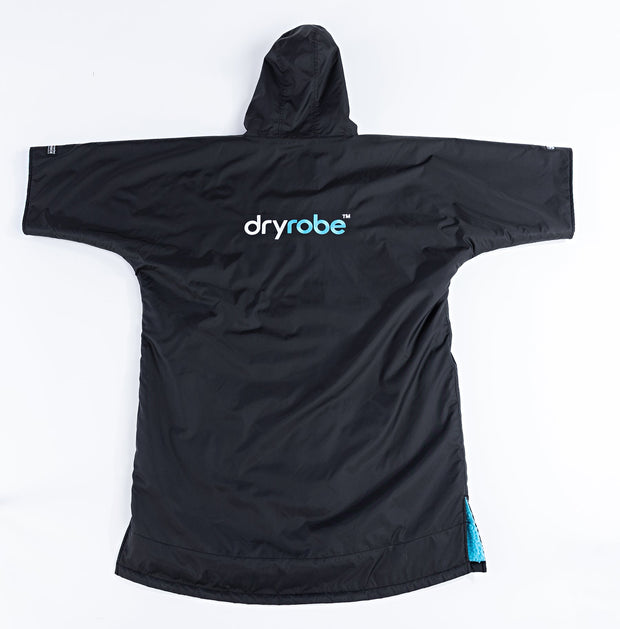 Dryrobe Advance Unisex Short Sleeve - Black/Blue