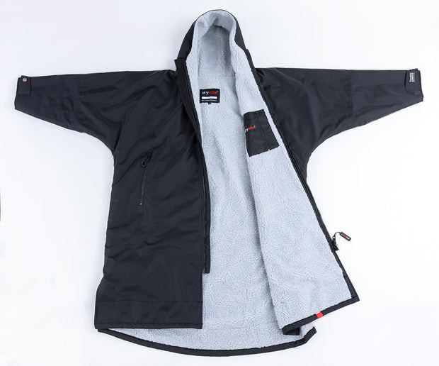Dryrobe Advance Unisex Long Sleeve - Black/Grey