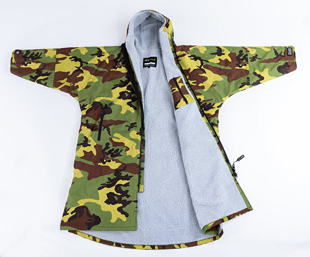 Dryrobe Advance Unisex Long Sleeve - Camo/Grey