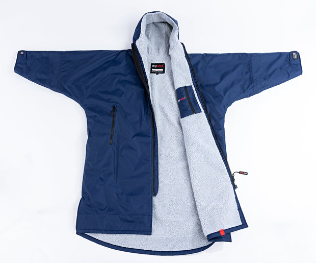 Dryrobe Advance Unisex Long Sleeve - Navy/Grey