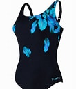ZOGGS WOMENS ADJUSTABLE SCOOPBACK ONE PIECE SWIMSUIT - MYSTIC