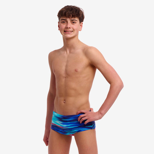 FUNKY TRUNKS BOYS SIDEWINDER TRUNKS STORM AT SEA TRUNK