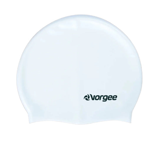 VORGEE SUPERFLEX  WHITE SWIM CAP