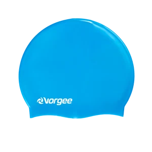 VORGEE FITNESS CLASSIC SILICONE SWIM CAP - LIGHT BLUE