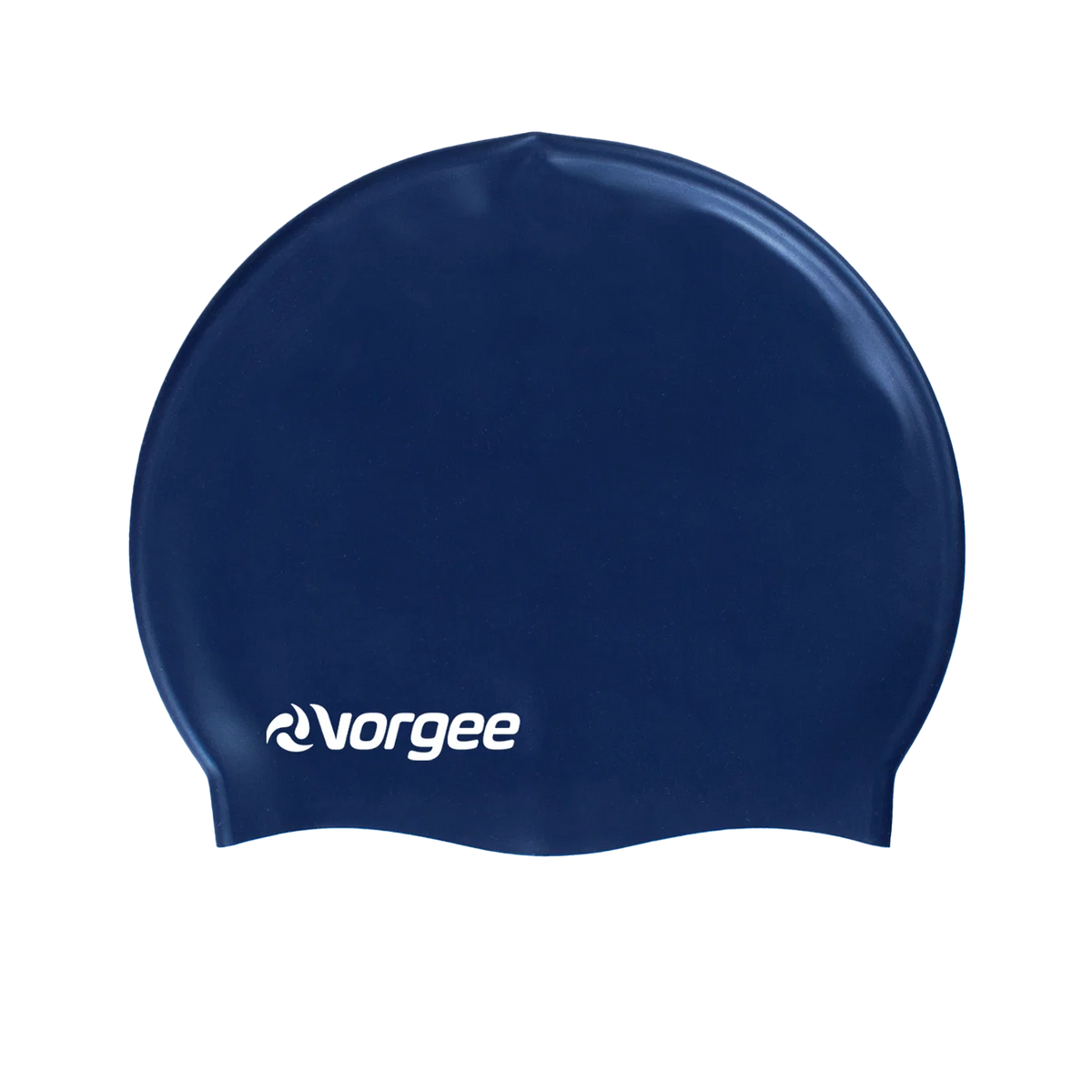 VORGEE FITNESS CLASSIC SILICONE SWIM CAP- NAVY