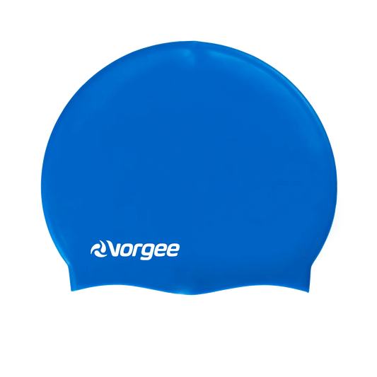VORGEE FITNESS CLASSIC SILICONE SWIM CAP ROYAL BLUE