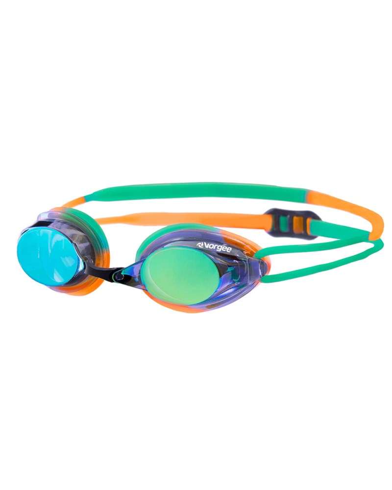 VORGEE MISSILE FUZE RAINBOW MIRROR TEAL ORANGE GOGGLE