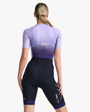 WOMENS LIGHT SPEED SLEEVED TRISUIT PARACHUTE WHITE