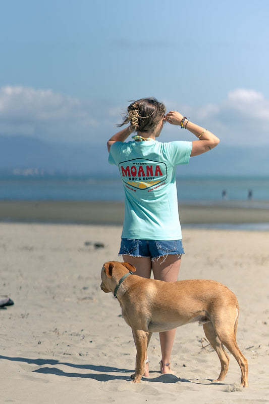 MOANA WOMENS BADGE TEE