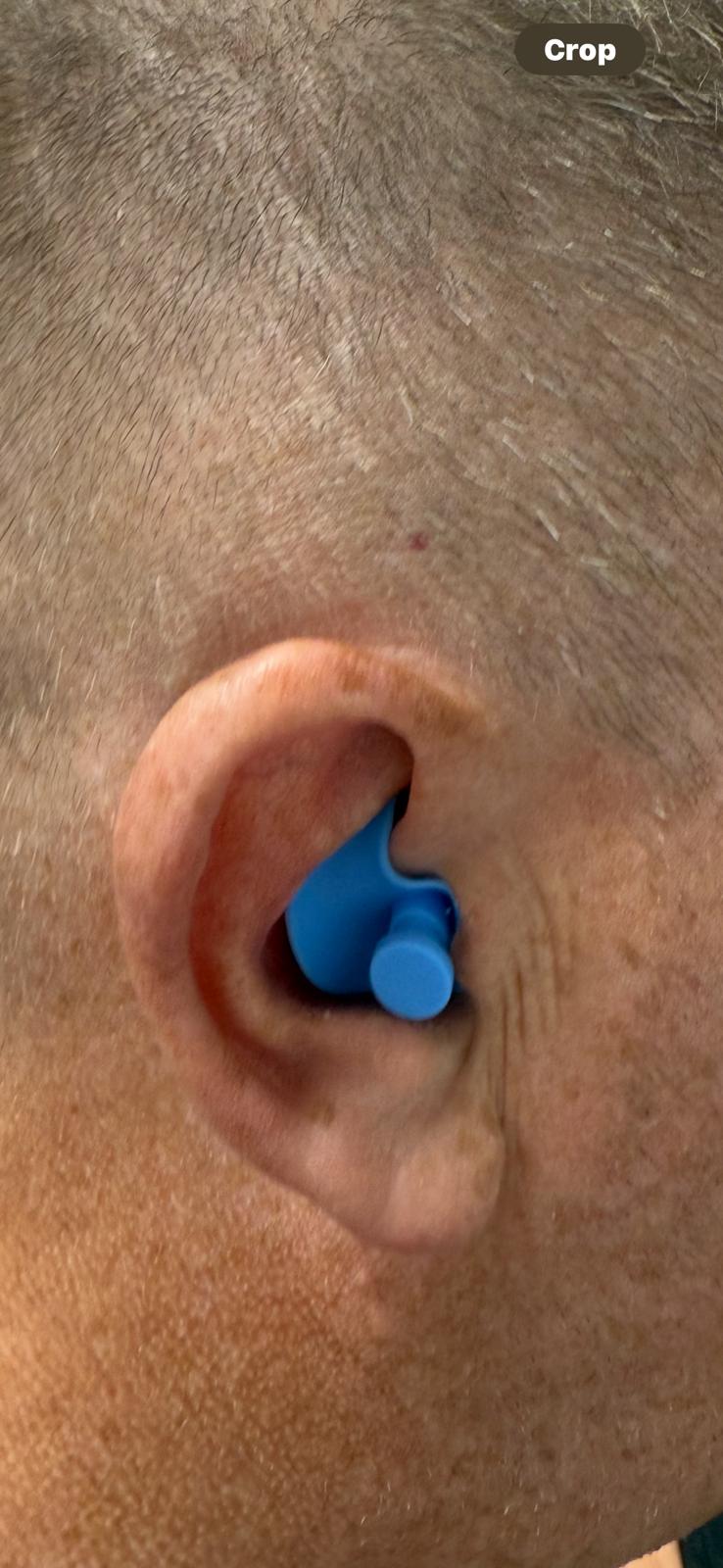 GLYDE HYDRALOCK SILICONE MOULDED EAR PLUGS - GREY
