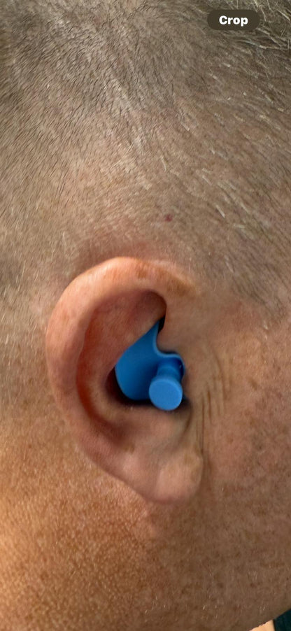 GLYDE HYDRALOCK SILICONE MOULDED EAR PLUGS - GREY