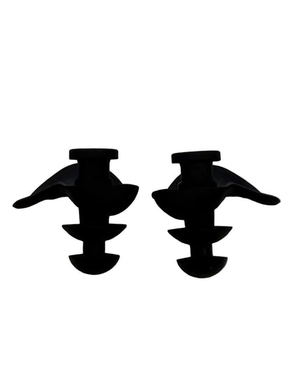 GLYDE HYDRALOCK SILICONE MOULDED EAR PLUGS - BLACK