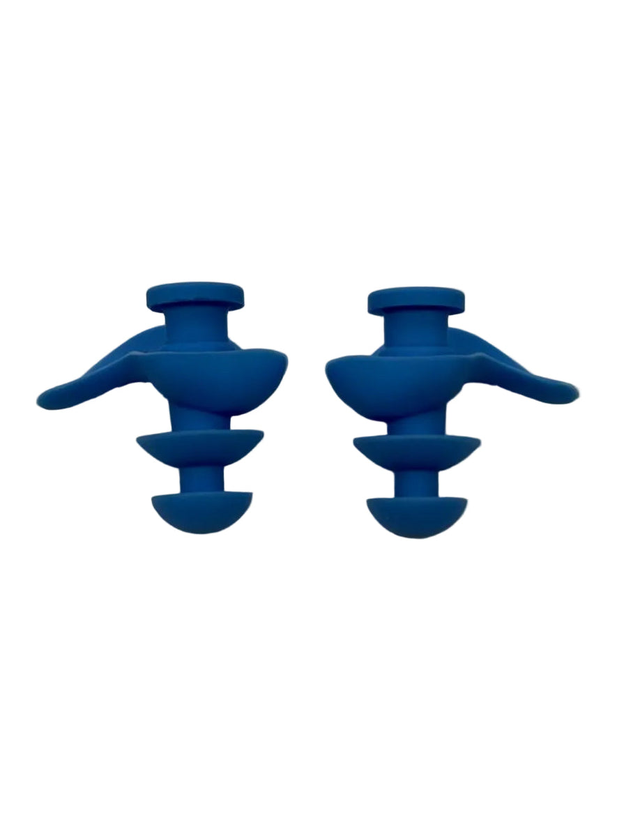 GLYDE HYDRALOCK SILICONE MOULDED EAR PLUGS - BLUE