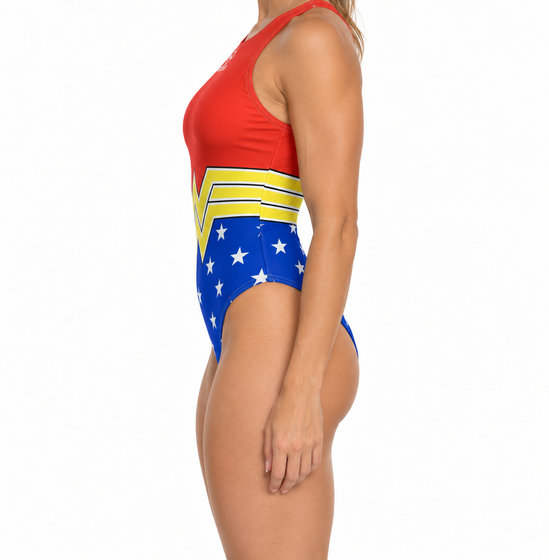 CARVIVO WONDER WOMAN GIRLS WATERPOLO SUIT