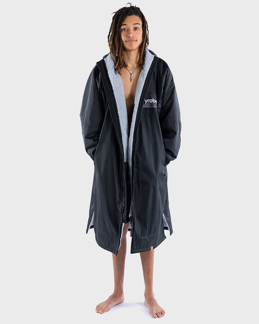 DRYROBE UNISEX ADVANCE LONG SLEEVE - BLACK GREY CAMO