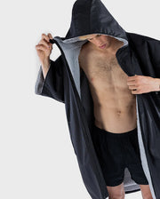 Dryrobe Advance Unisex Short Sleeve - Black/Grey