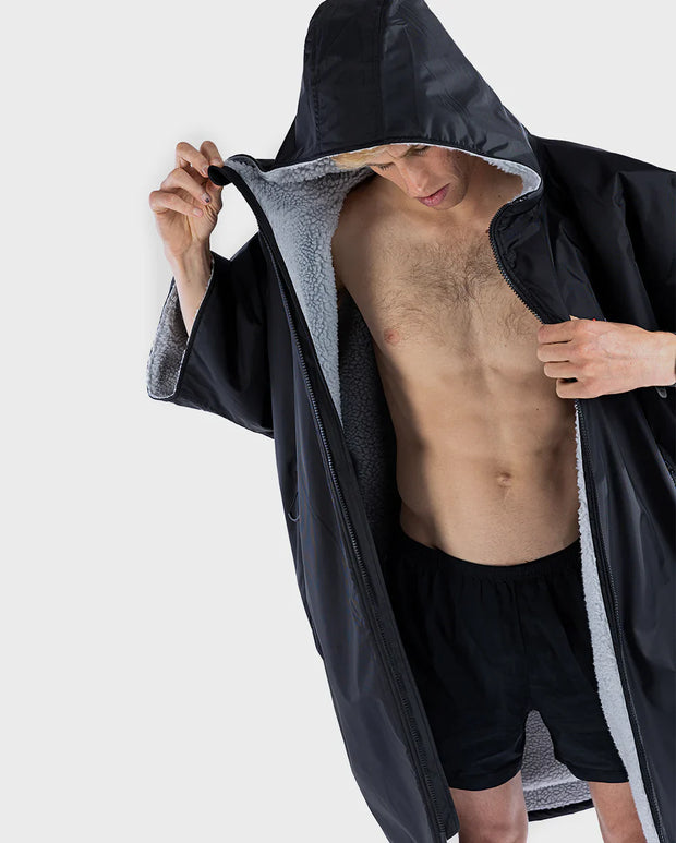 Dryrobe Advance Unisex Short Sleeve - Black/Grey
