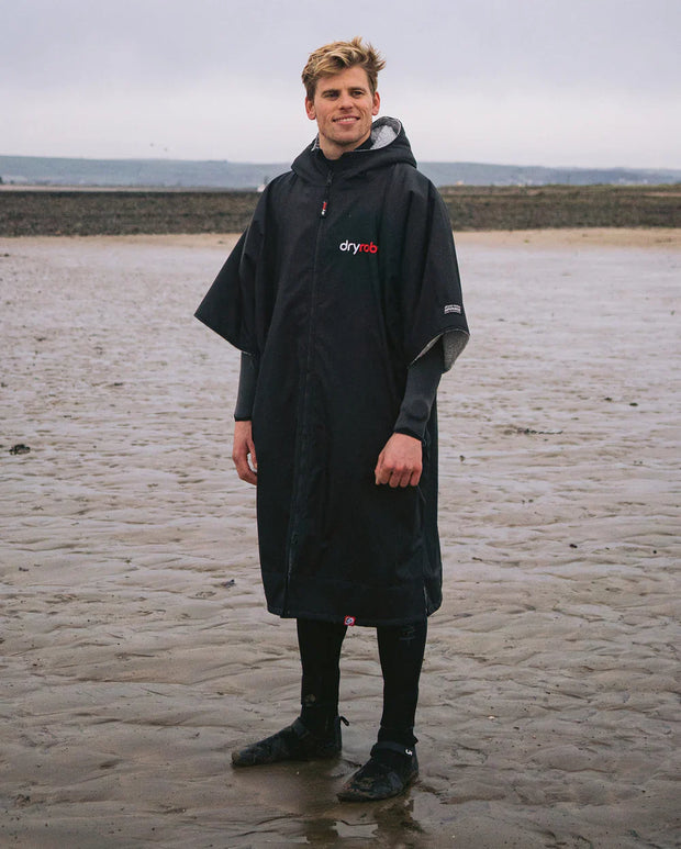 Dryrobe Advance Unisex Short Sleeve - Black/Grey