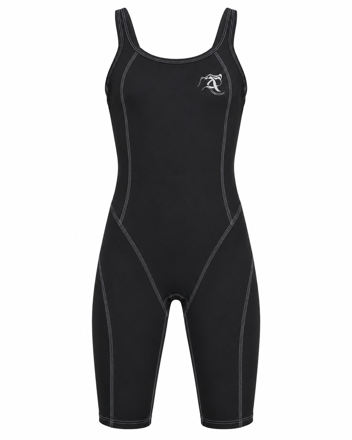 AGON JUNIOR FINA APPROVED KNEESKIN RACE SUIT - BLACK