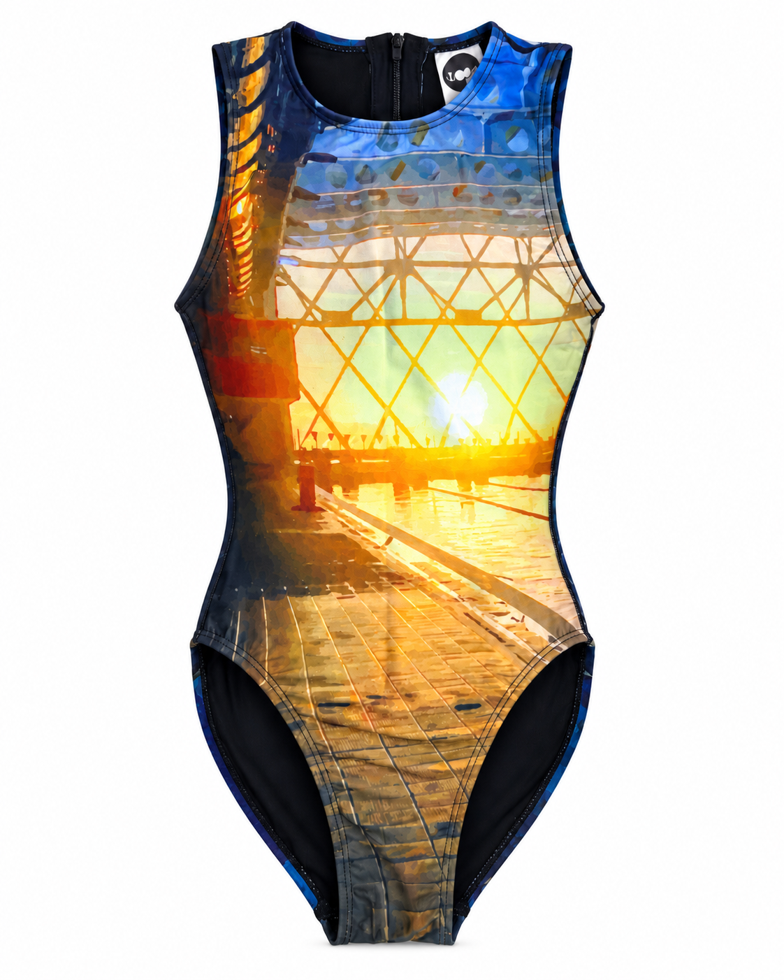 MOJO GIRL'S SUNSET WATERPOLO SUIT