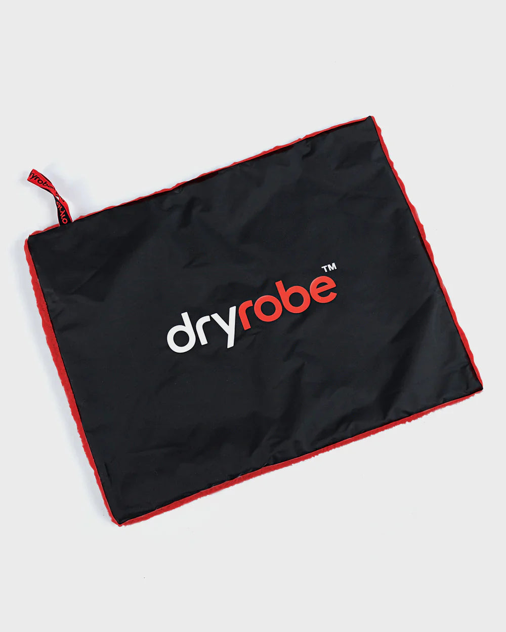 DRYROBE CUSHION COVER - BLACK/RED