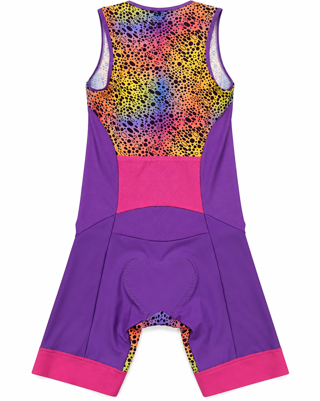 BLUESEVENTY WOMEN’S SLEEVELESS TRI SUIT – SUNSET CONFETTI, SIZE M