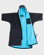Dryrobe Advance Unisex Short Sleeve - Black/Blue