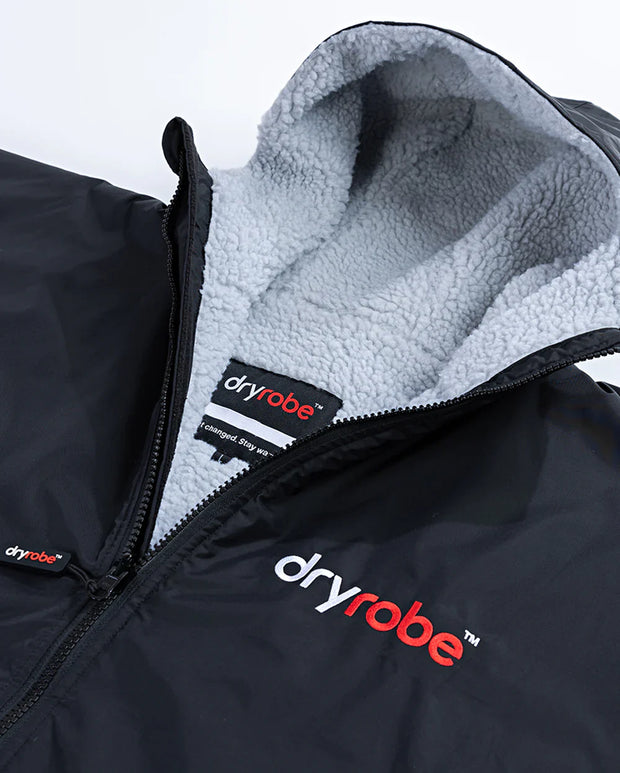Dryrobe Advance Unisex Short Sleeve - Black/Grey