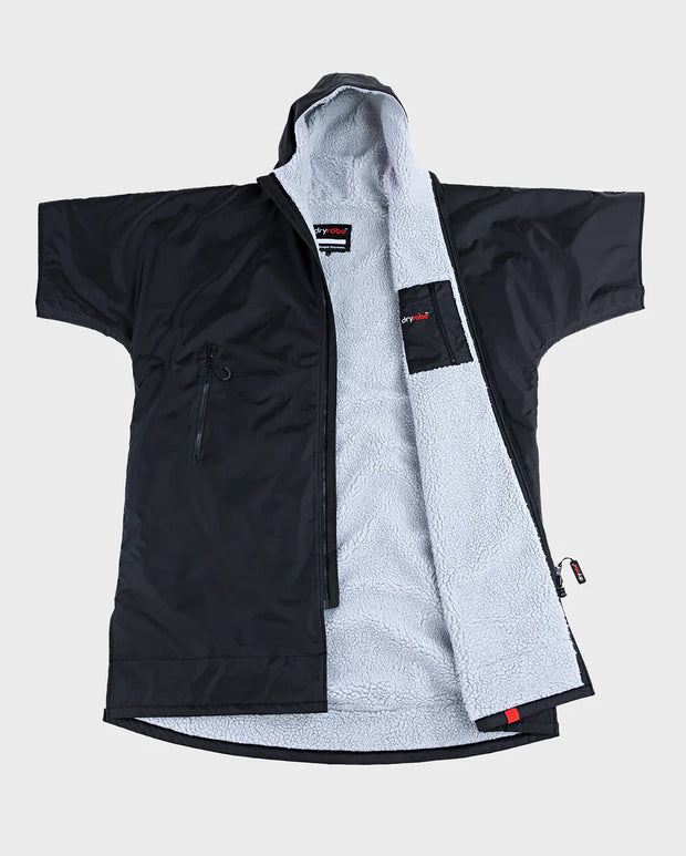 Dryrobe Advance Unisex Short Sleeve - Black/Grey