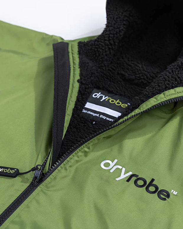 Dryrobe Advance Unisex Long Sleeve - Dark Green/Black