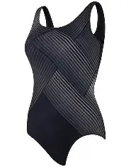 ZOGGS WOMENS SEAFARER SCOOPBACK E+ ONE PIECE SWIMSUIT