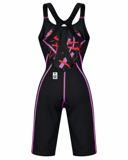 SPEEDO LZR JUNIOR RACER KNEESKIN - BLACK/PINK