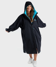 Dryrobe Advance Unisex Long Sleeve - Black/Blue