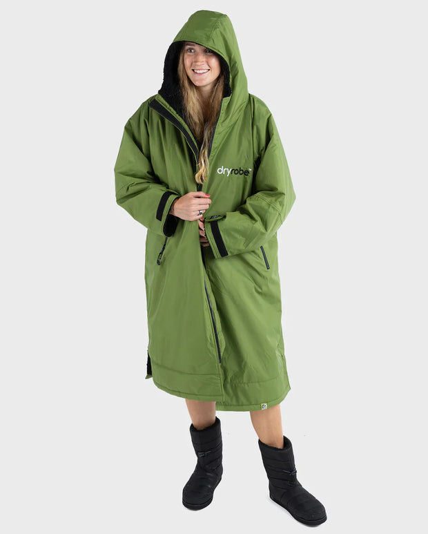 Dryrobe Advance Unisex Long Sleeve - Dark Green/Black