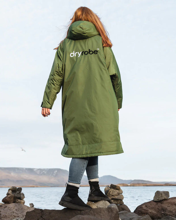 Dryrobe Advance Unisex Long Sleeve - Dark Green/Black