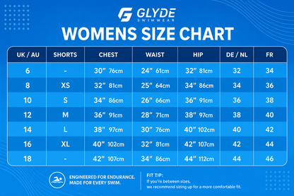 GLYDE WOMENS FASTBACK ONE PIECE SWIMSUIT - BLACK