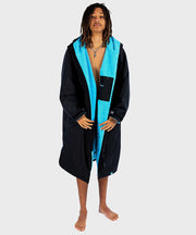 Dryrobe Advance Unisex Long Sleeve - Black/Blue