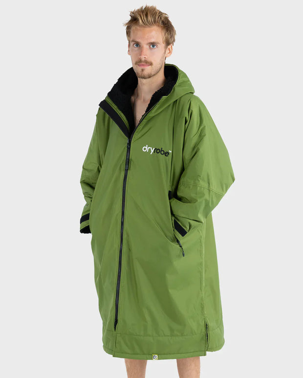 Dryrobe Advance Unisex Long Sleeve - Dark Green/Black