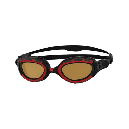 ZOGGS PREDATOR FLEX POLARIZED ULTRA - REGULAR GOGGLE - RED/BLACK