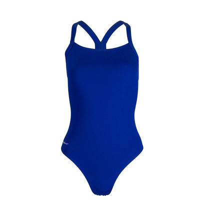 BLUE70 GIRLS SALT WATER BLOCK RACER BACK ONE PIECE SWIMSUIT - ROYAL