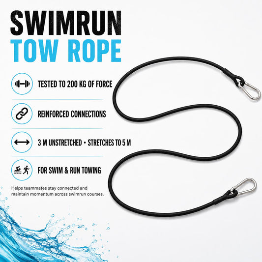 SWIM RUN SHOCK CORD SWIM TOW ROPE